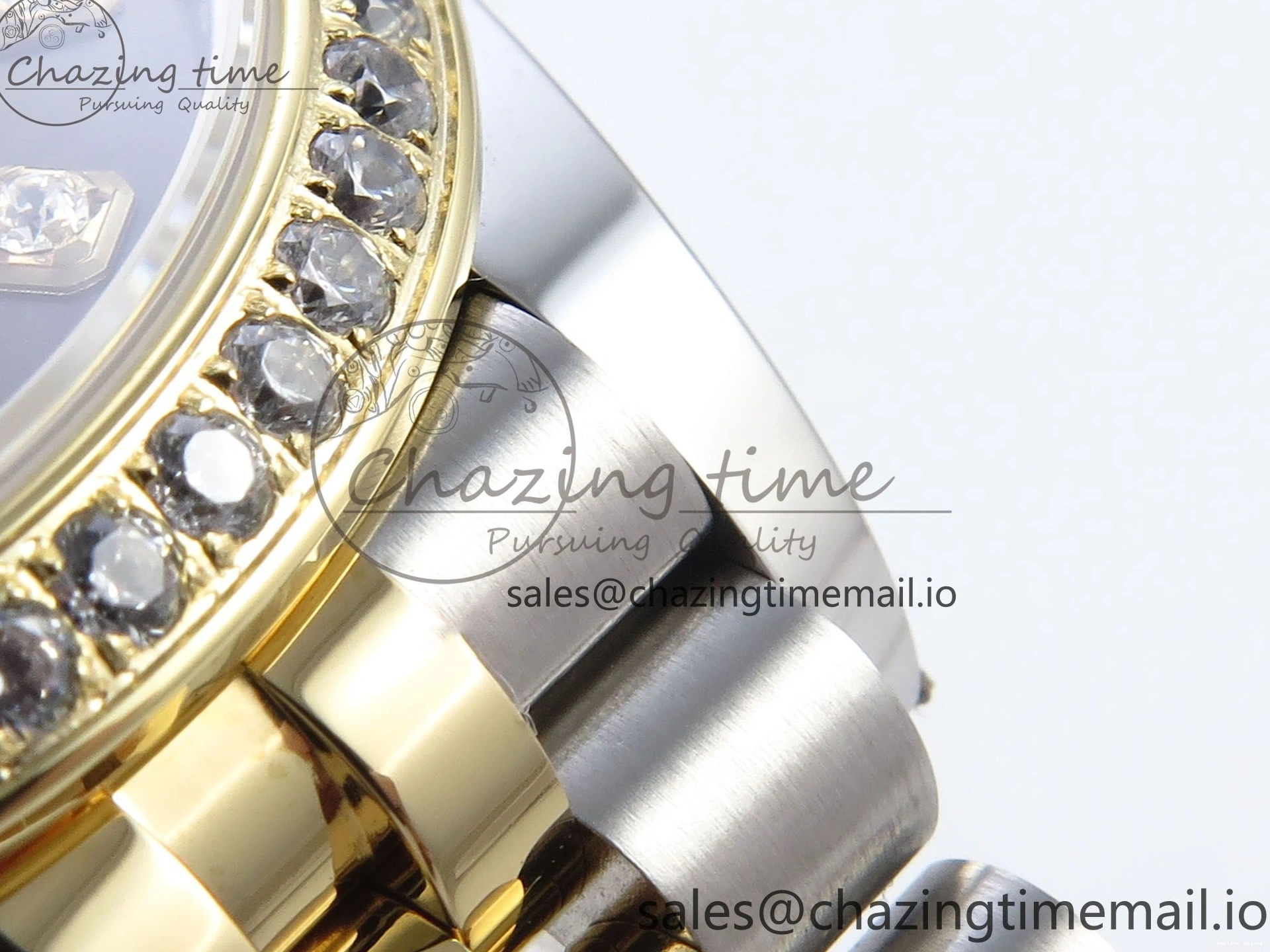 0515 DateJust 31 278383RBR ARF 1:1 Best Edition 904L Steel Brown Diamonds Dial Diamonds Bezel on SS YG Jubilee Bracelet ETA Snug 409